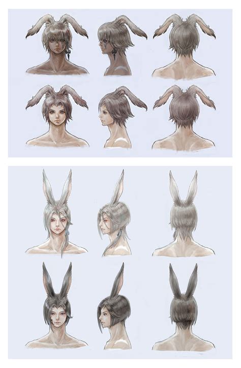 Can be purchased from the Modern Aesthetics Saleswoman at the Gold Saucer for 14 MGP. . Male viera hairstyles